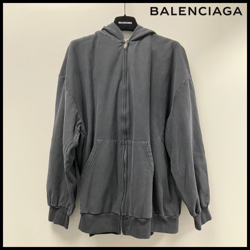 【BALENCIAGA】Balenciaga Sporty B Small Fit Zip-Up