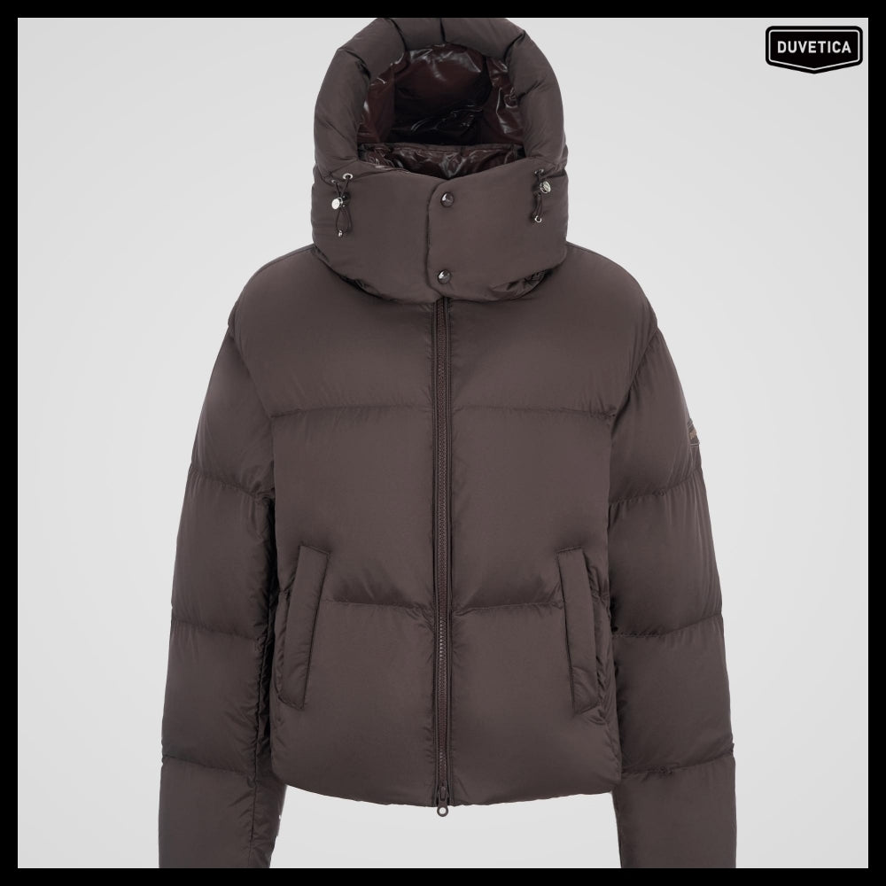 【DUVETICA】Diadema Shuga - Dark Brown Womens Down Jacket