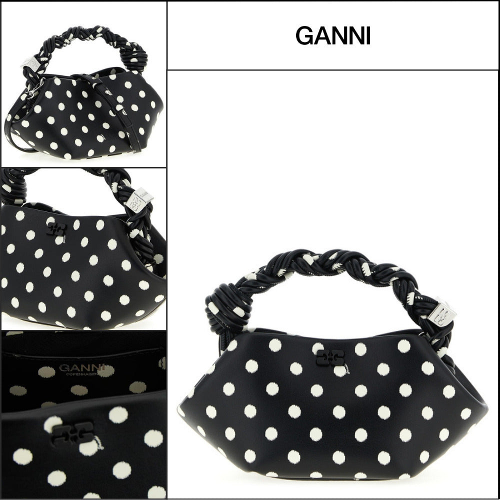 【GANNI】Black Shopper Tote