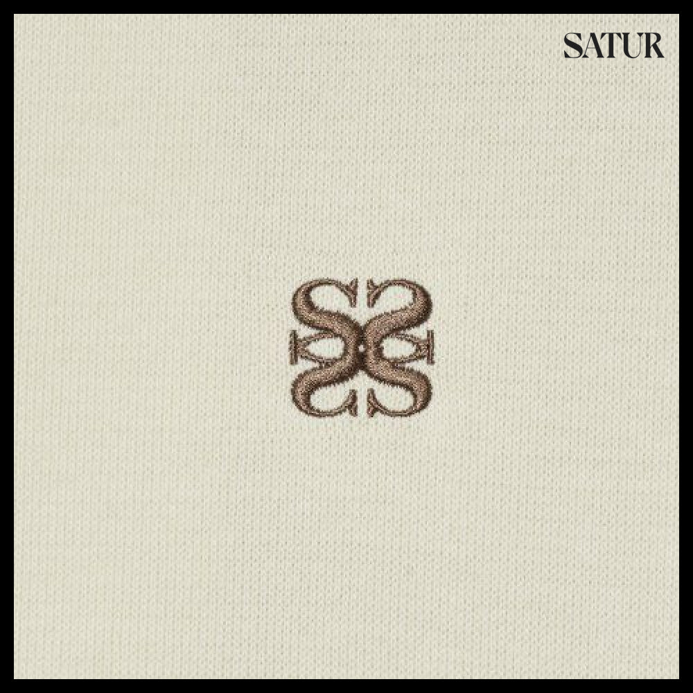 【SATUR】Roturn All Day Track Zip-Up Jacket Resort Cream