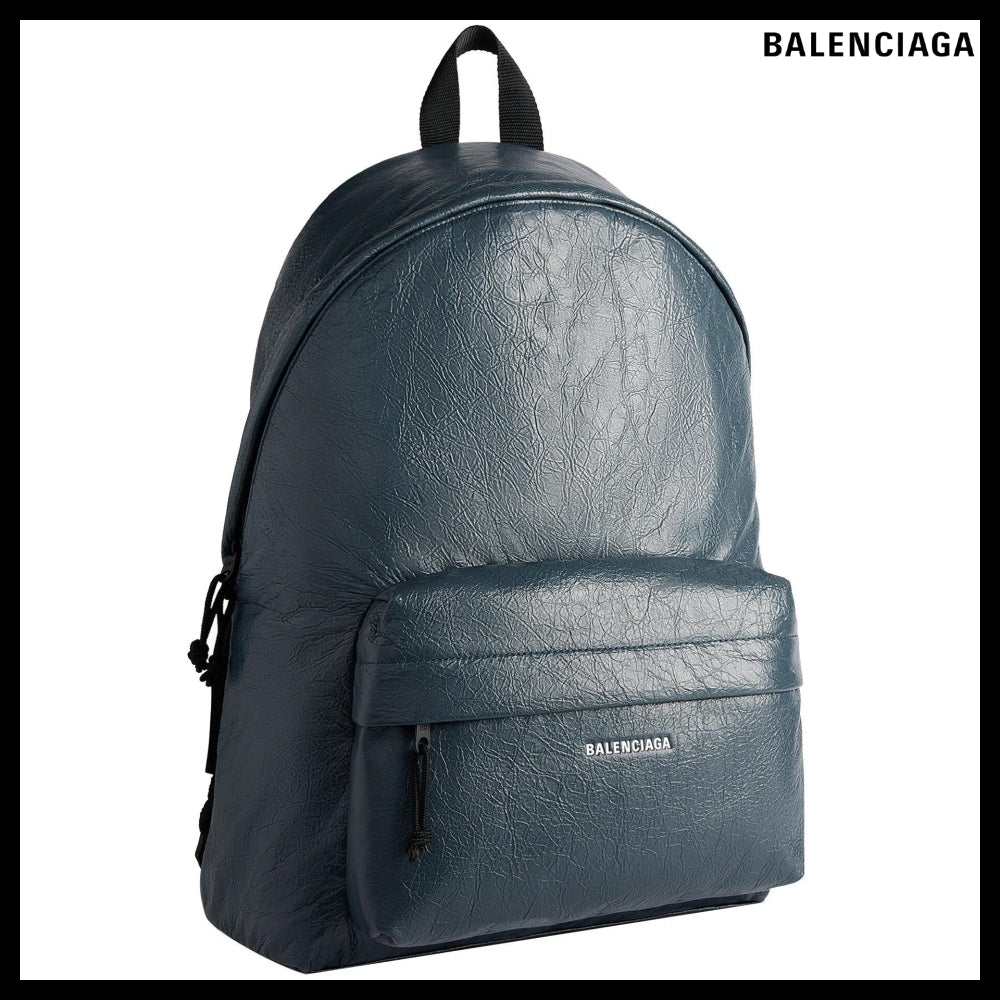 【BALENCIAGA】Explorer Backpack Dark Blue