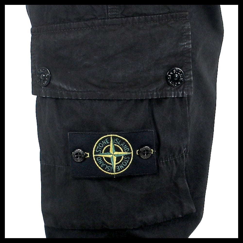 【STONE ISLAND】 Wappen Patch Cargo Pants