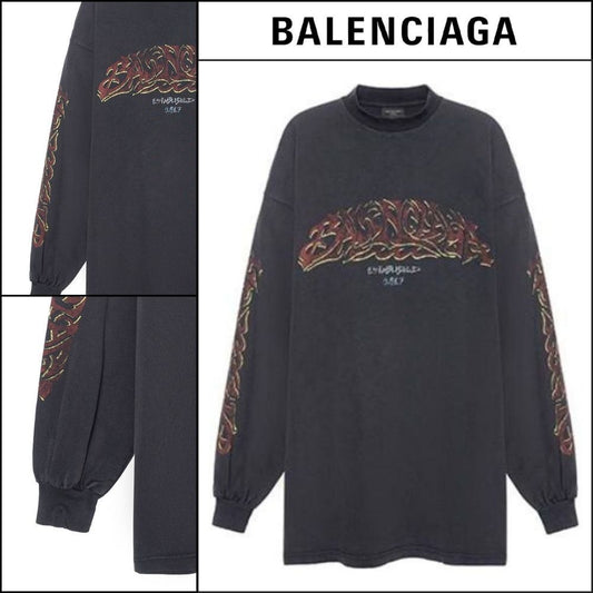 ★Balenciaga アウトレット セール ★ Long Sleeve T-Shirt