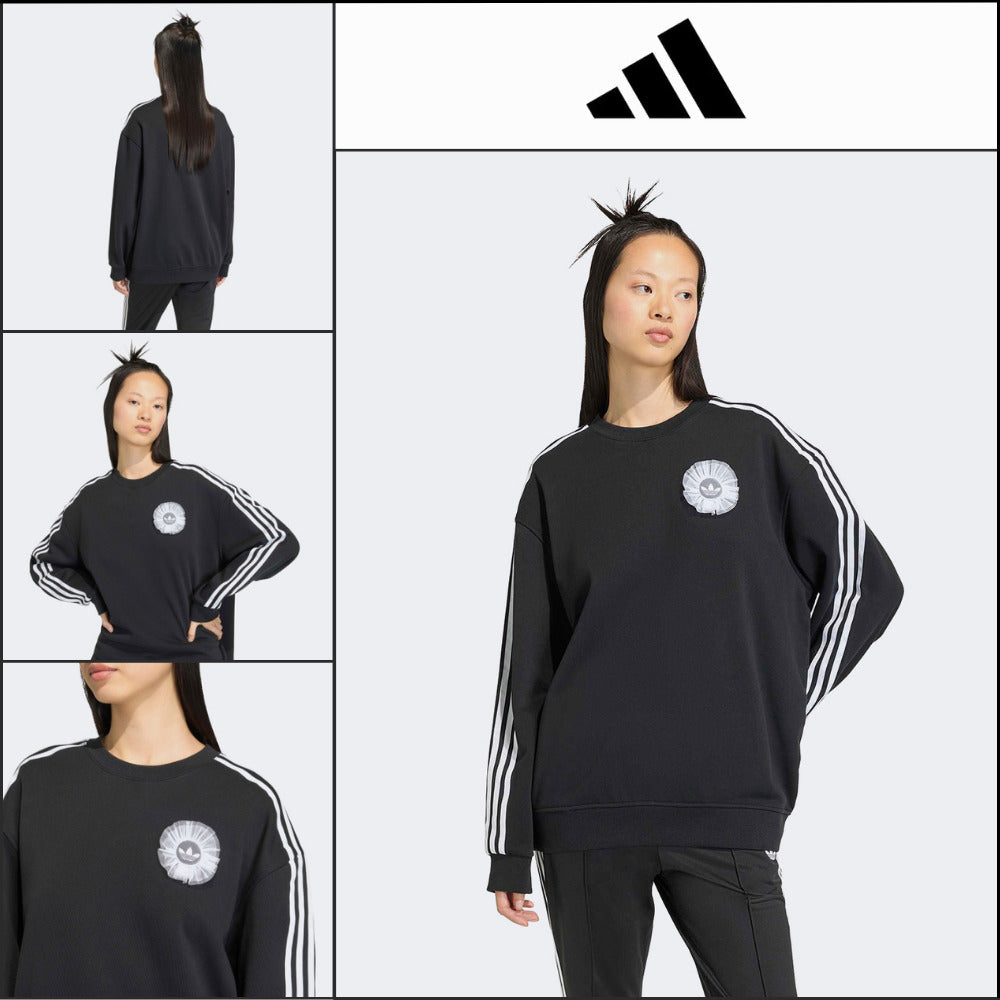 【ADIDAS】Original Lace Branding Crew Sweatshirt KS6470
