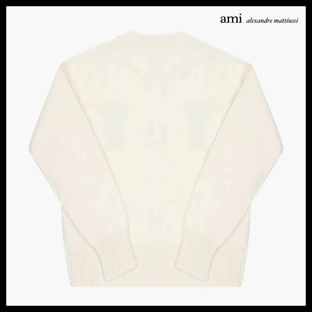 【AMI PARIS】Ami De Coeur Big Heart Logo Intarsia Unisex