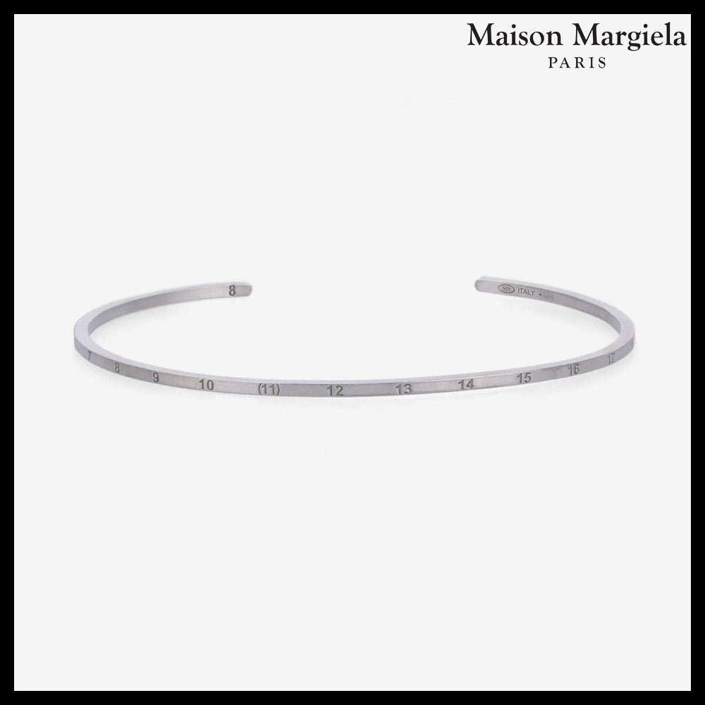【Maison Margiela】ナンバーロゴ スリム 2MM ブレスレット