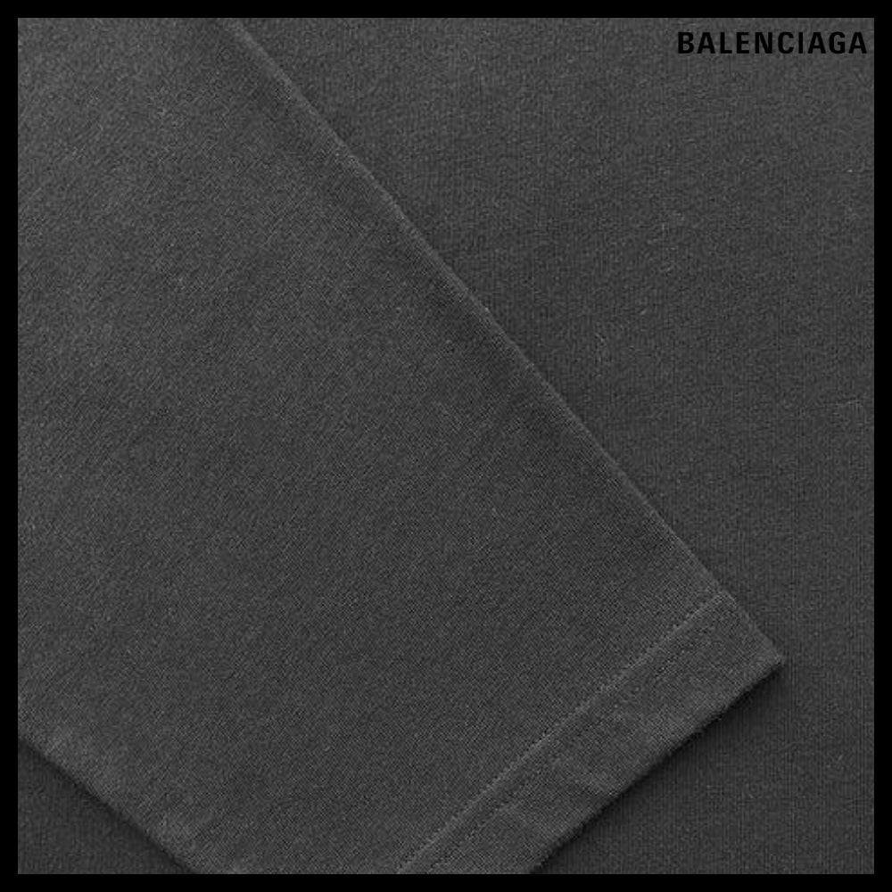 【BALENCIAGA】Long Sleeve T-Shirt in Black
