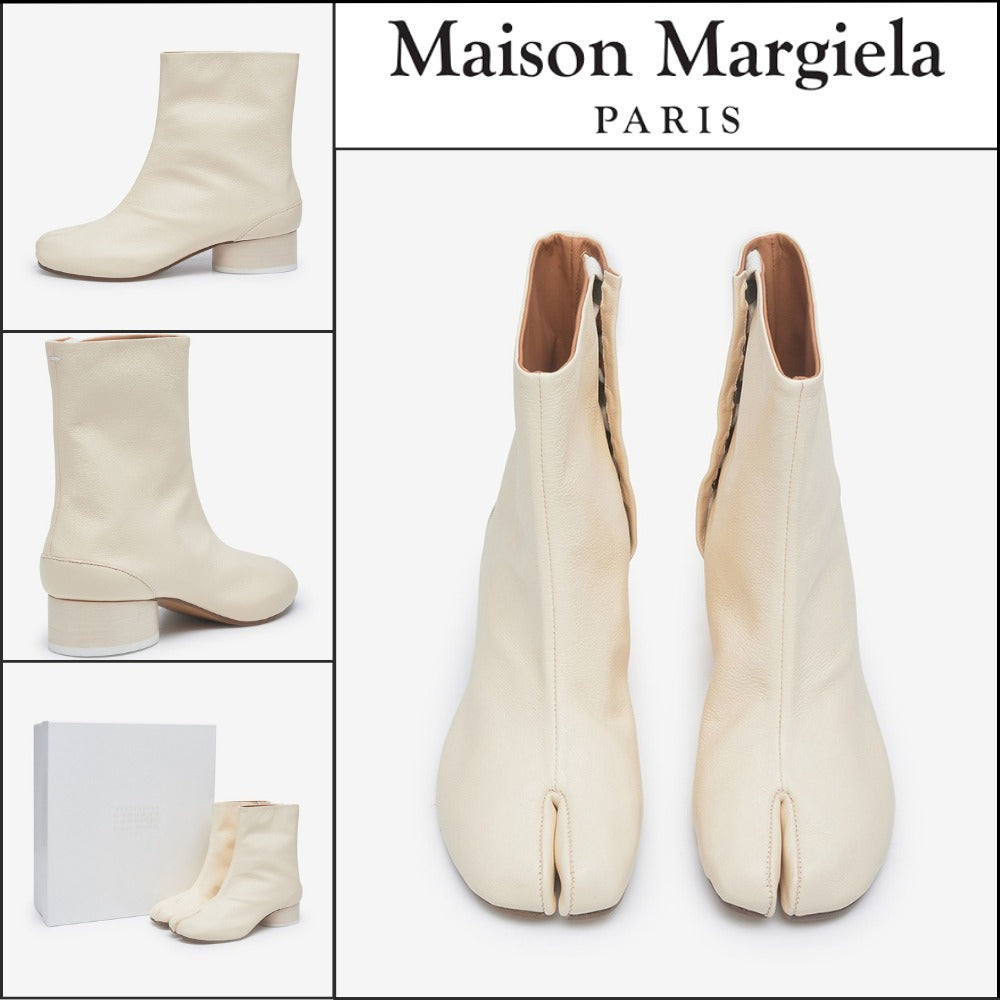 【Maison Margiela】Tabi Ankle Boots - White