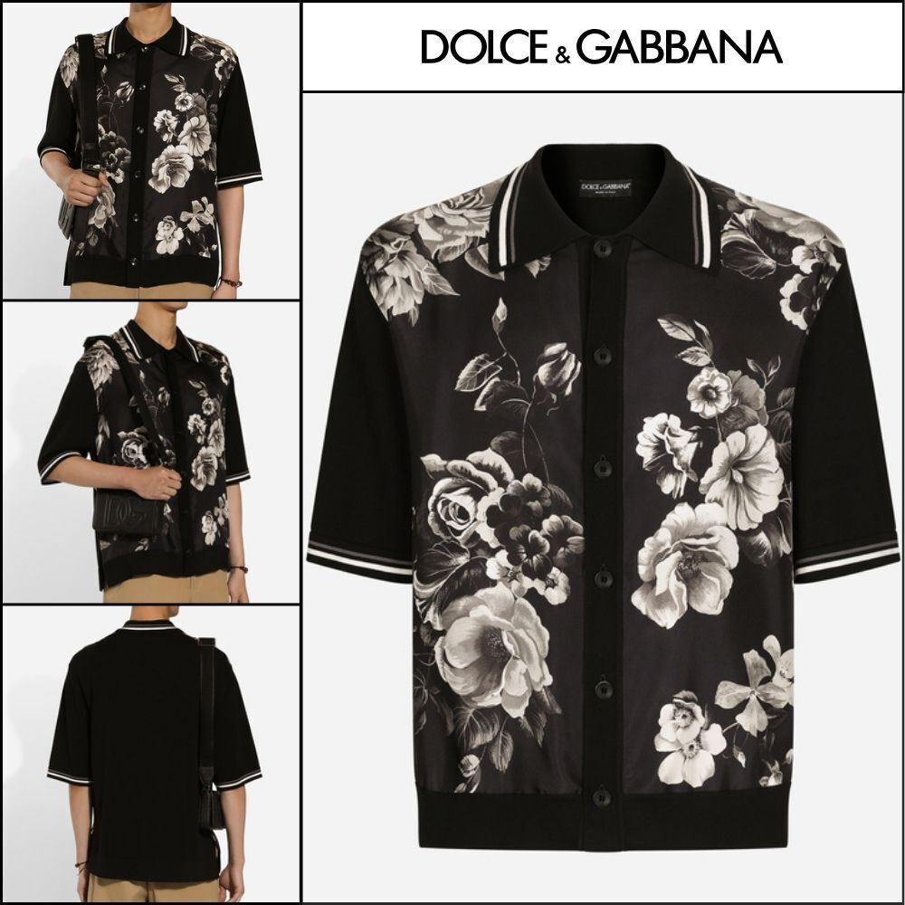 ★Dolce&Gabbanaアウトレットセール★Shirt with Floral Print