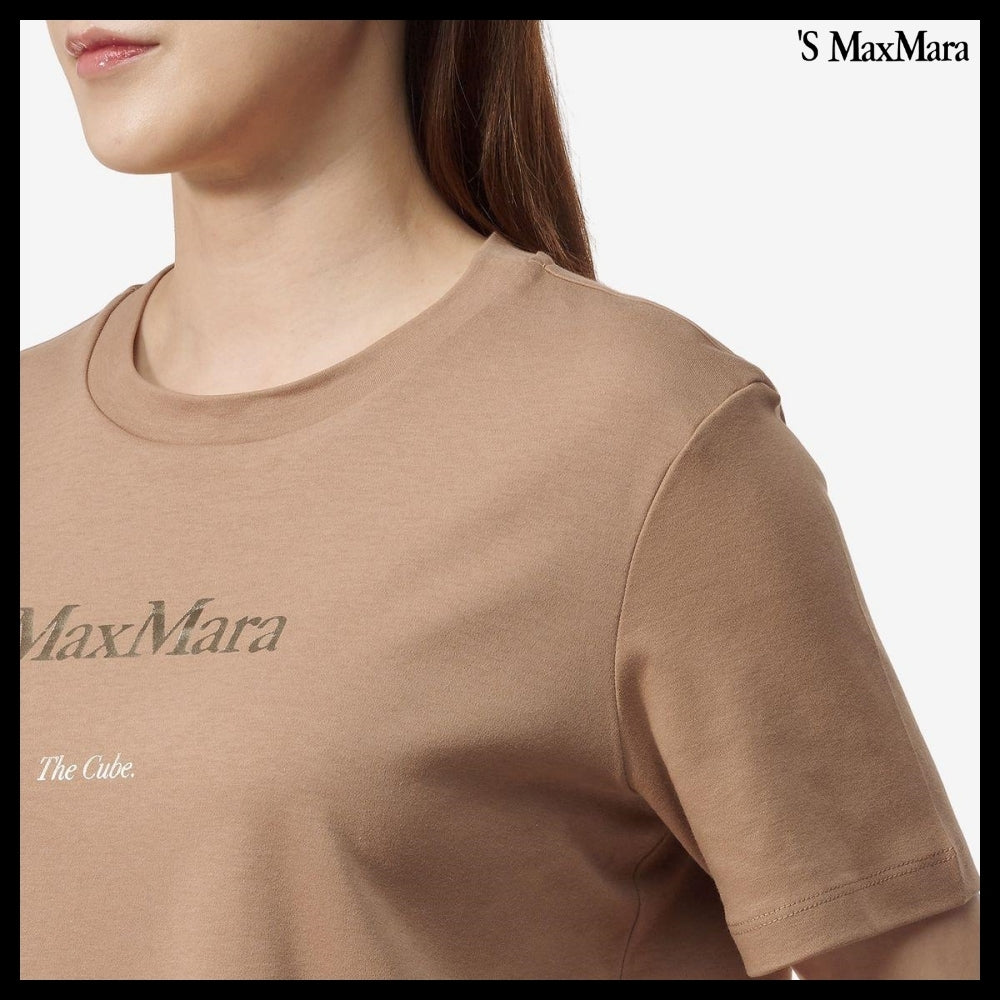 【S Max Mara】QUIETO 半袖 Tシャツ ブラウン