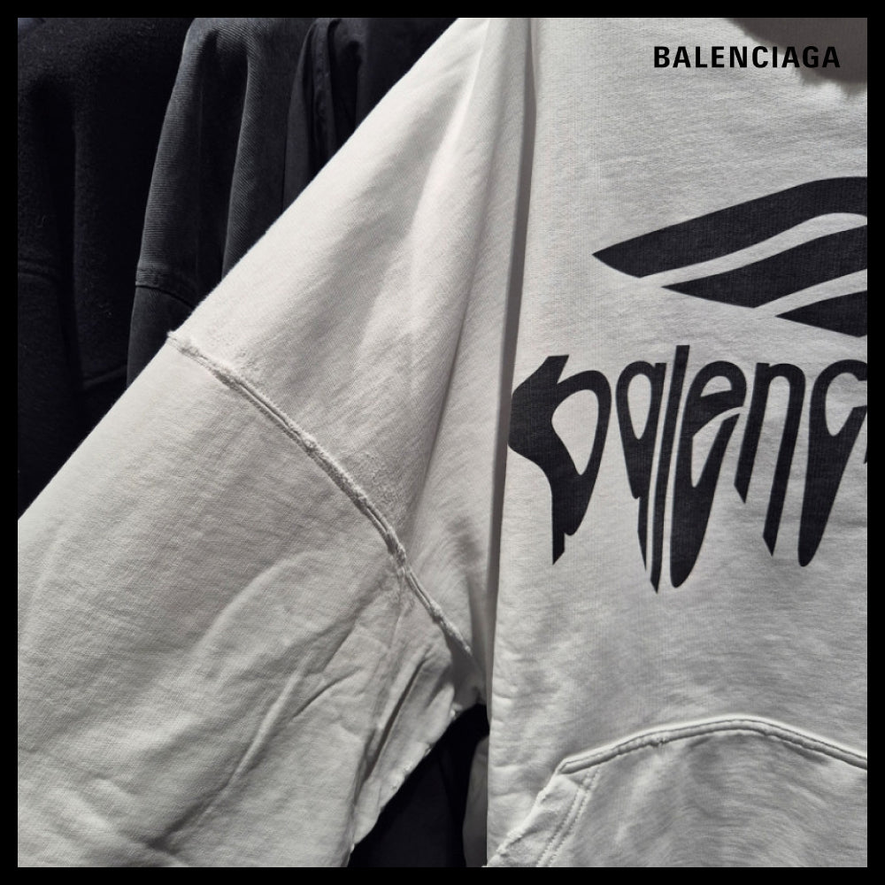 ★Balenciaga アウトレット セール ★3B Liquified Hoodie Large