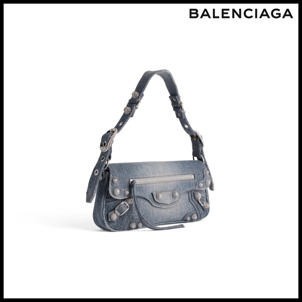 【BALENCIAGA】Le Cagole Small Sling Bag Blue