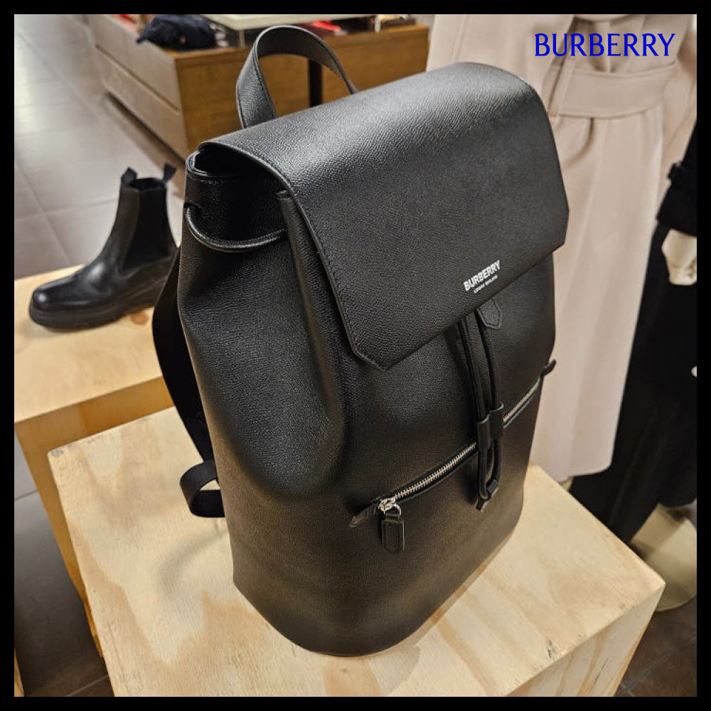 【Burberry】25FW Soft Rucksack Backpack Black