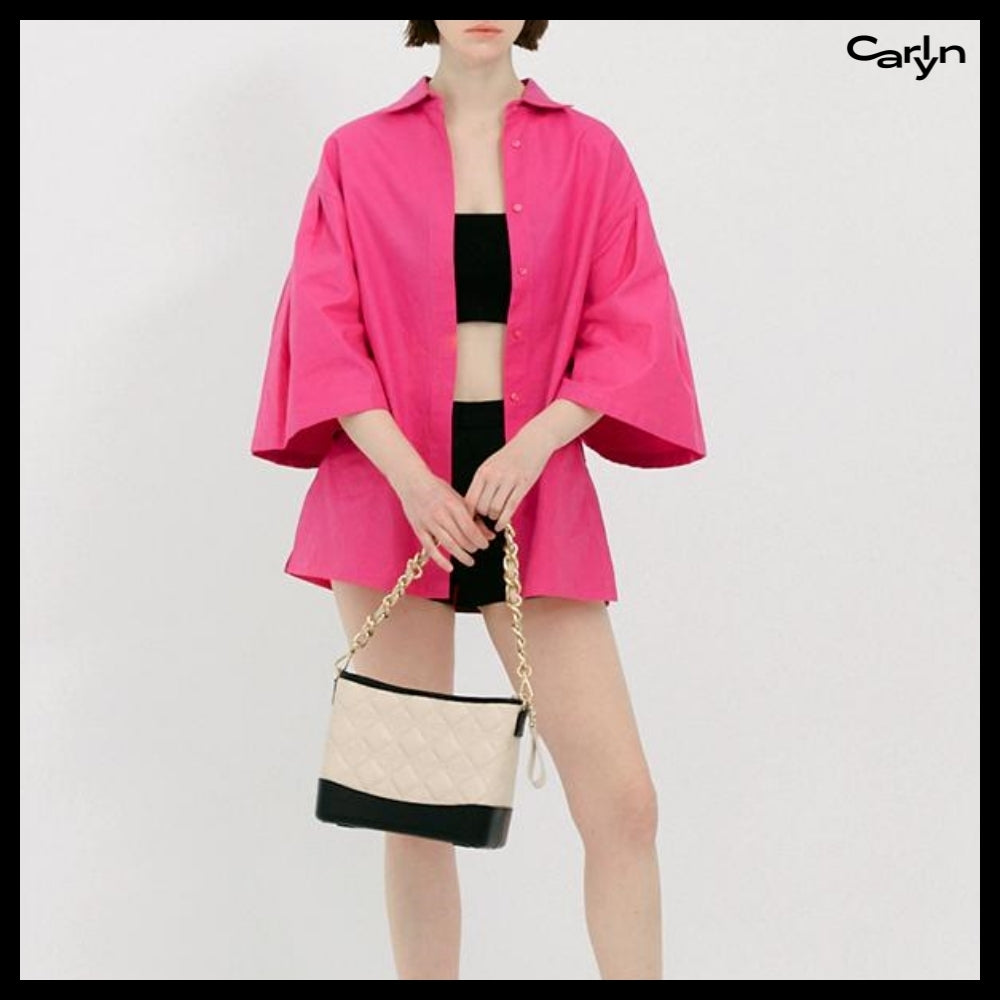 【carlyn】レザーリーンバッグ 3色