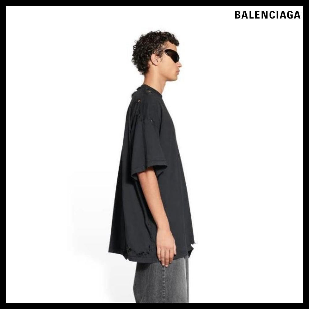 【BALENCIAGA】3B Sports Icon Repaired T-Shirt Oversized