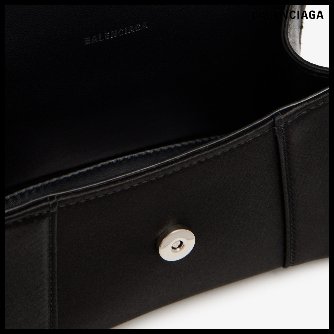 【BALENCIAGA】Hourglass XS Top Handle Bag AJ in Black