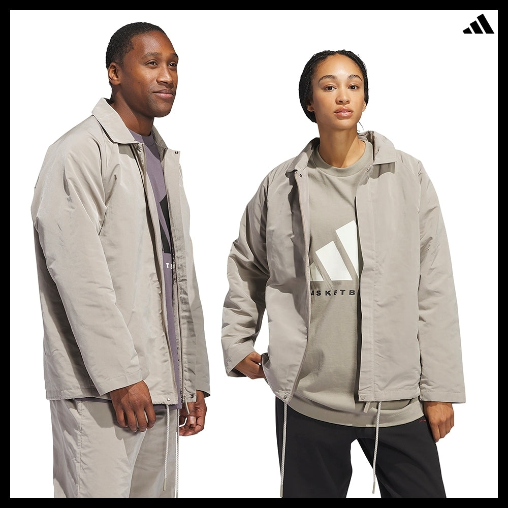 【ADIDAS】 Basketball Coach Jacket Putty Beige