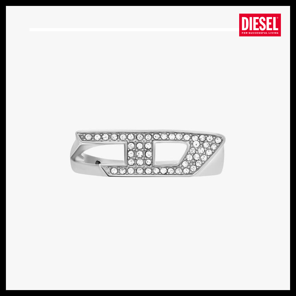 【DIESEL】DX1629040 D Logo Ring