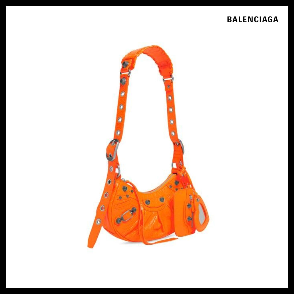 【BALENCIAGA】Le Cagole XS Shoulder Bag Fluo Orange