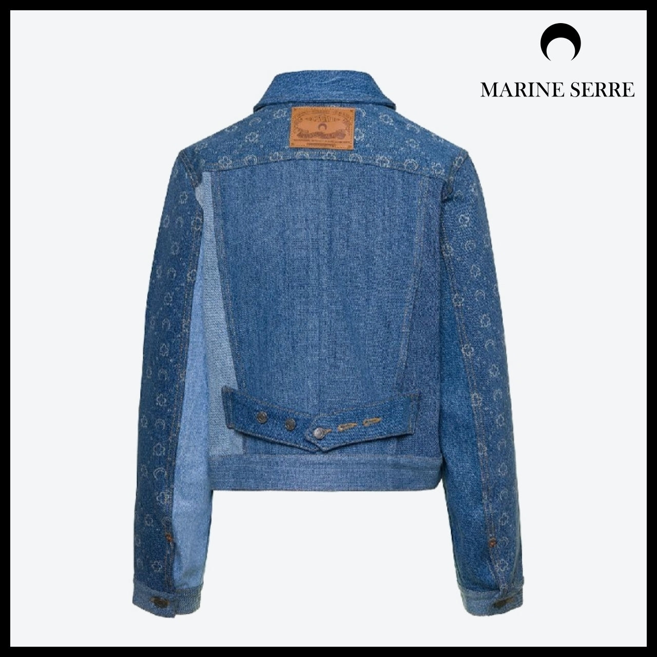 【【MARINE SERRE】Denim Jacket