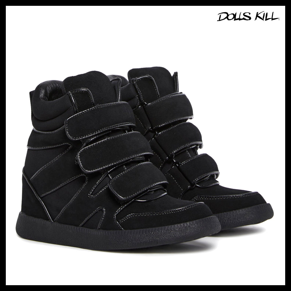 ◆DOLLS KILL◆DARKER WAVS Ambient Wedge Sneakers