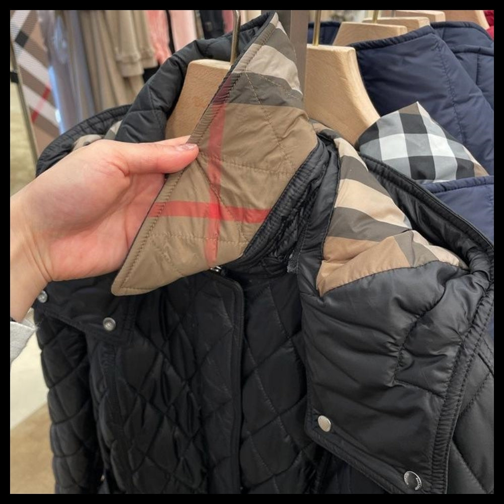 【BURBERRY】HEMINGFIELD Belted Women’s Diamond Quilted
