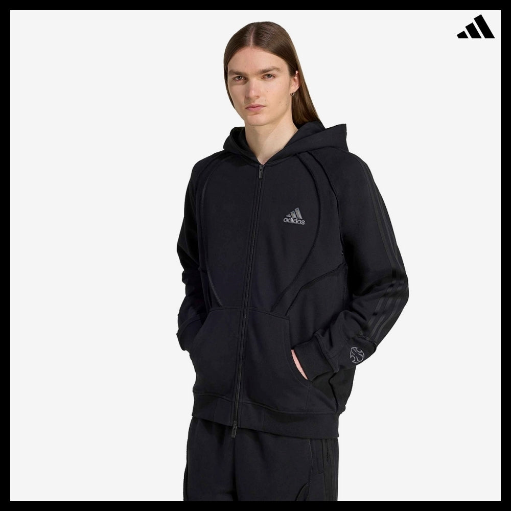 【ADIDAS】 Adilenium Teamgeist Hoodie Streetwear Oversized