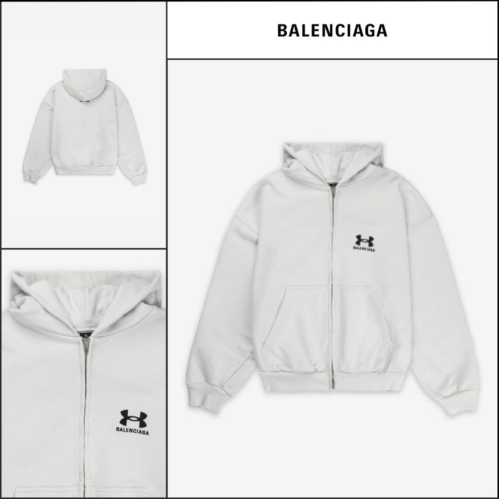 【BALENCIAGA】Under Armour Regular Fit Zip Up Hood