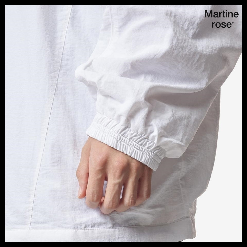 【MARTINE ROSE】LOGO PRINT SWEATSHIRT - WHITE:NAVY