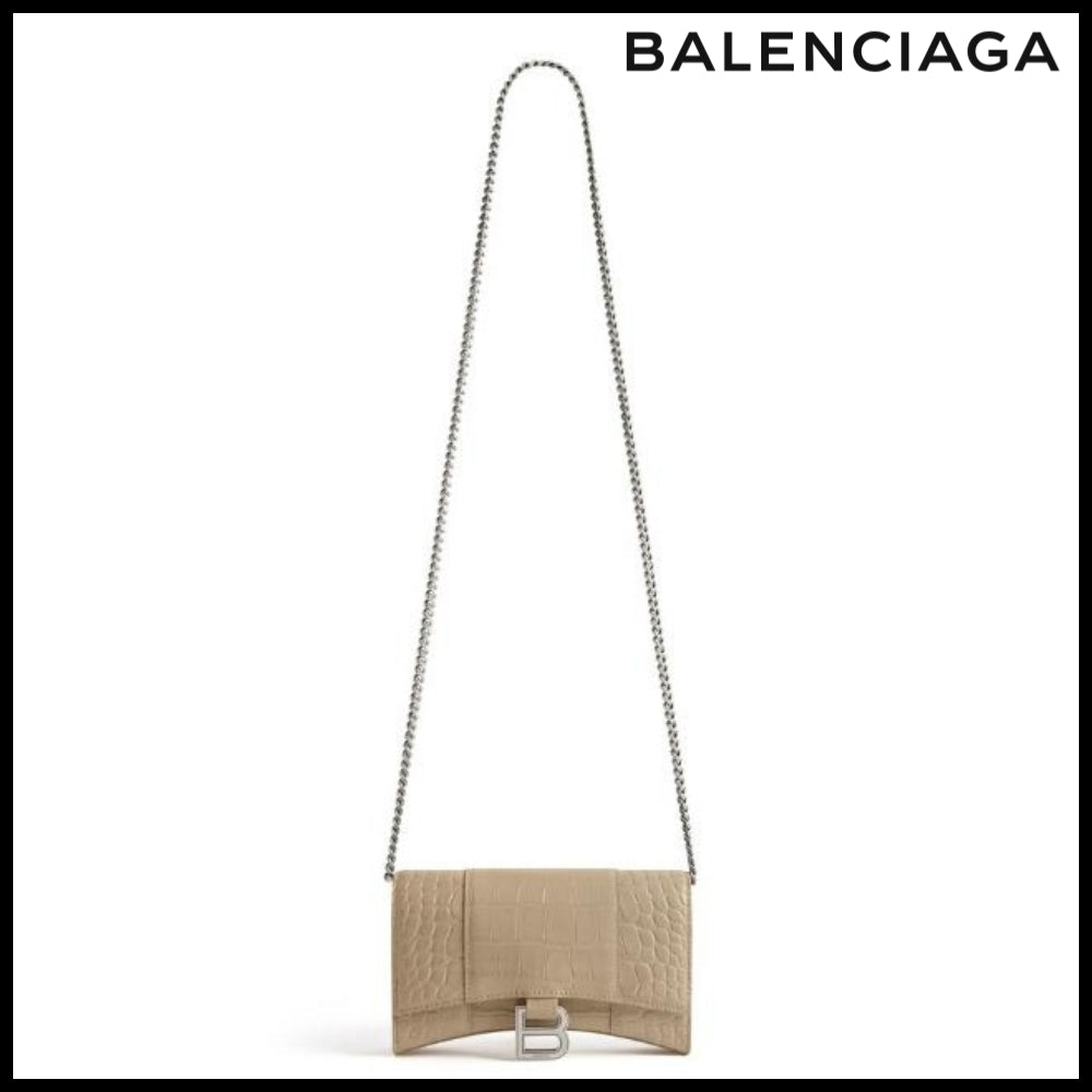【正規品 BALENCIAGA 】Hourglass Chain Wallet
