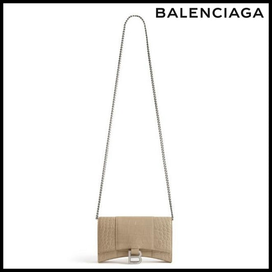 【正規品 BALENCIAGA 】Hourglass Chain Wallet