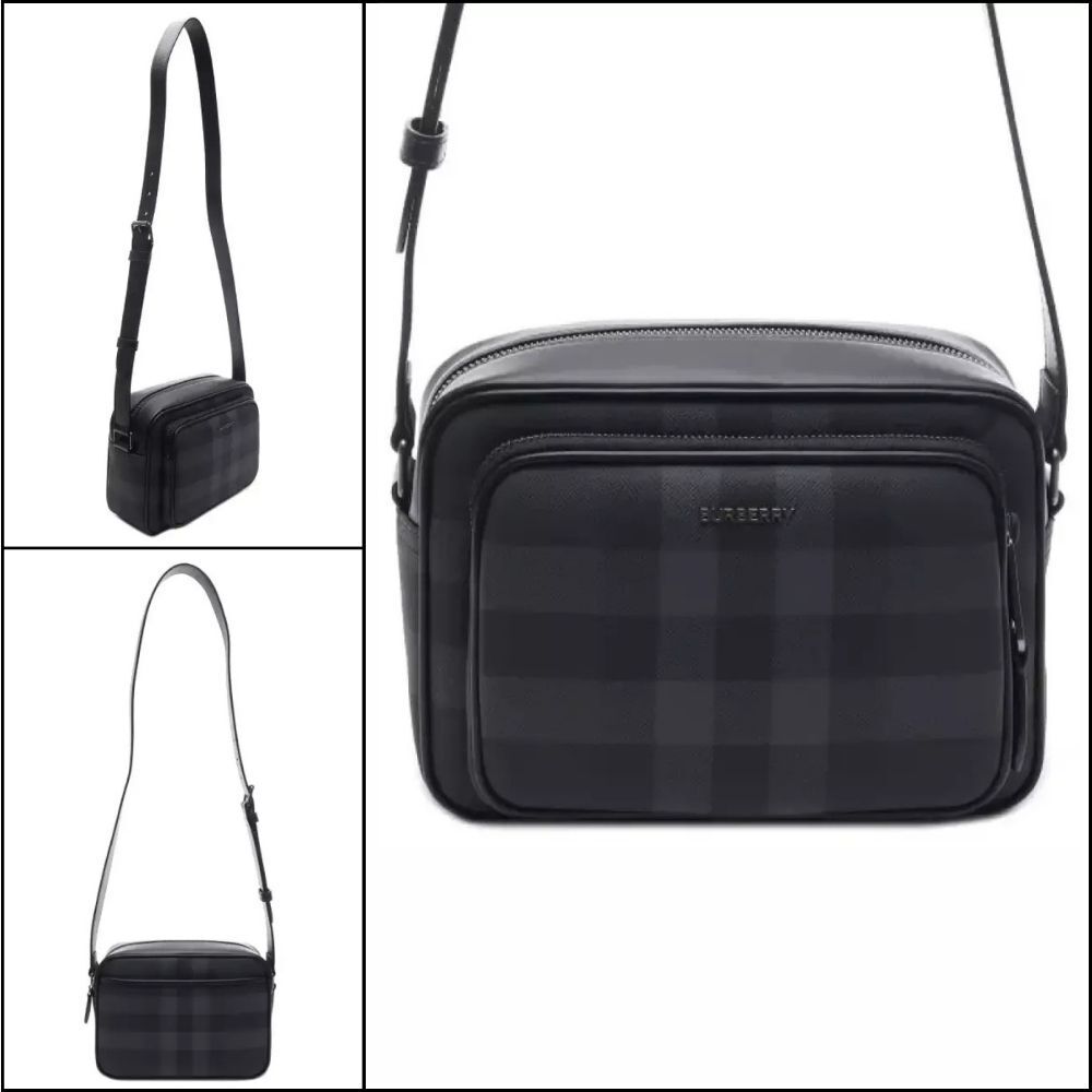 【Burberry】Men's Paddy Crossbody Bag Check Luxury