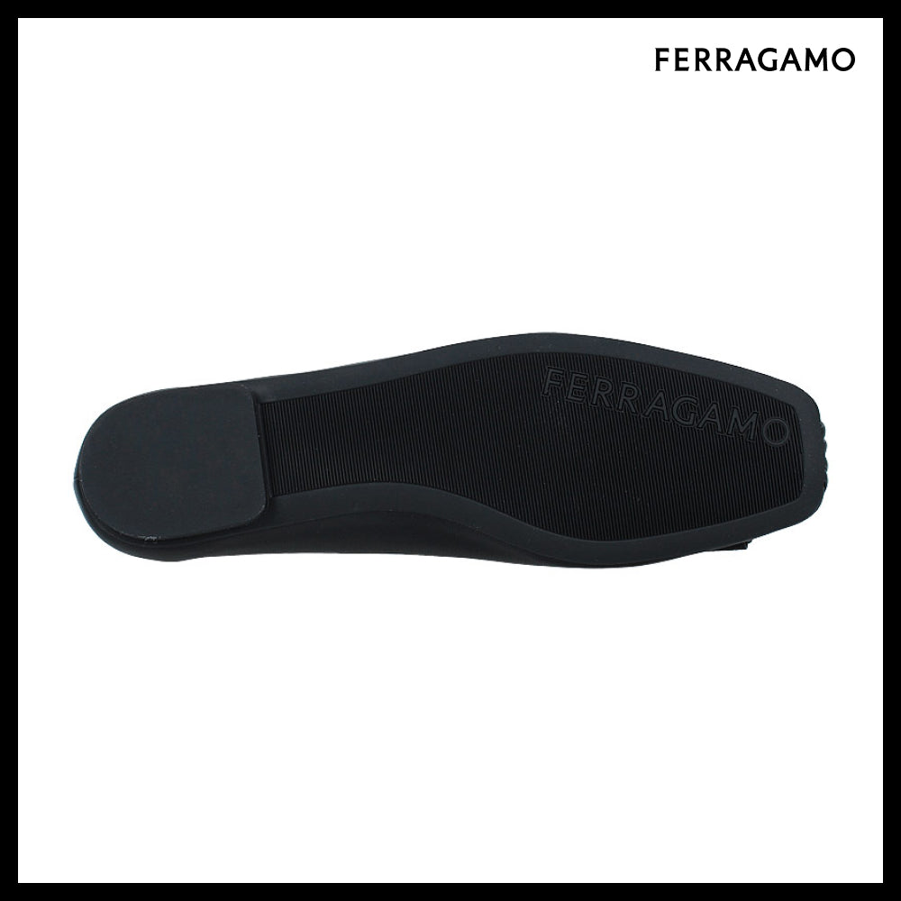 【FERRAGAMO】 Double Bow Ballet Flats