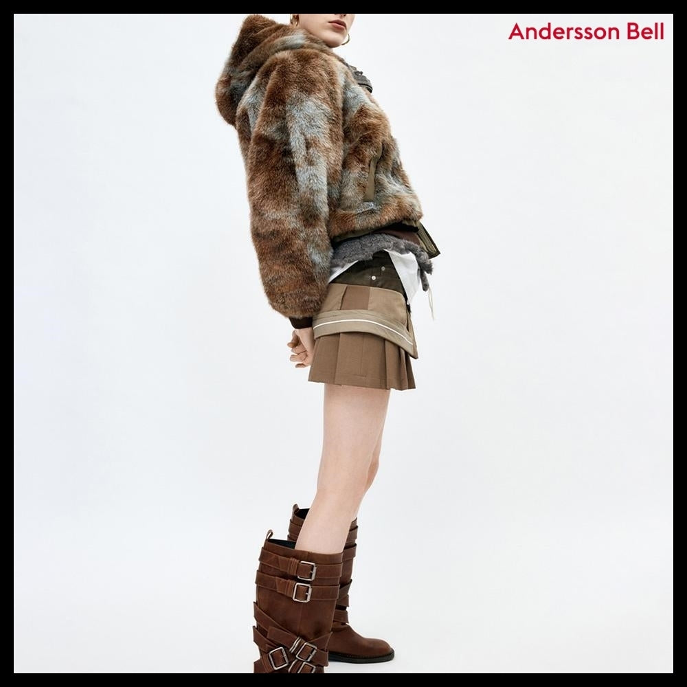 【ANDERSSON BELL】Vanessa Fur N2B Jacket Brown