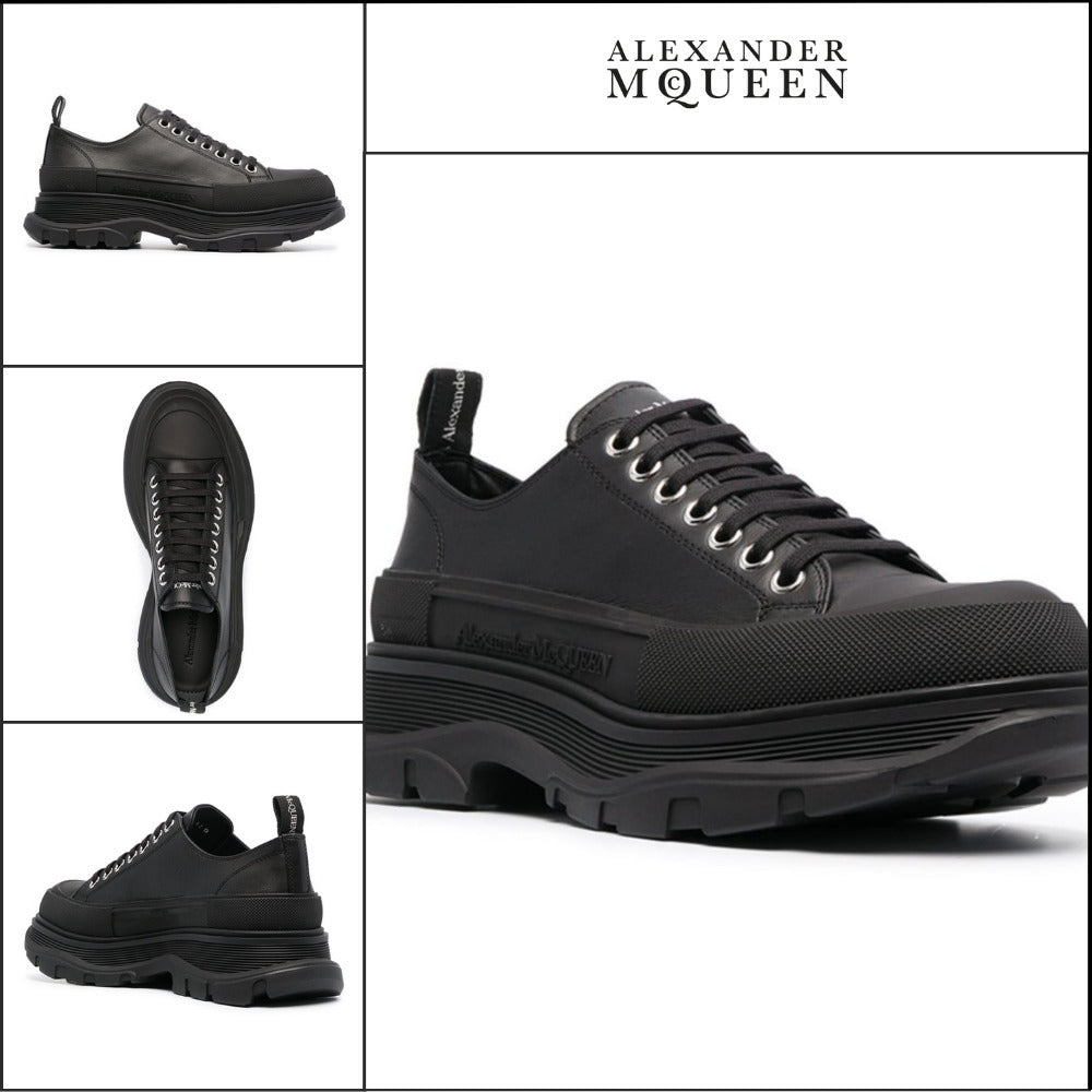 【Alexander Mcqueen】Tread Slick Sneakers Black
