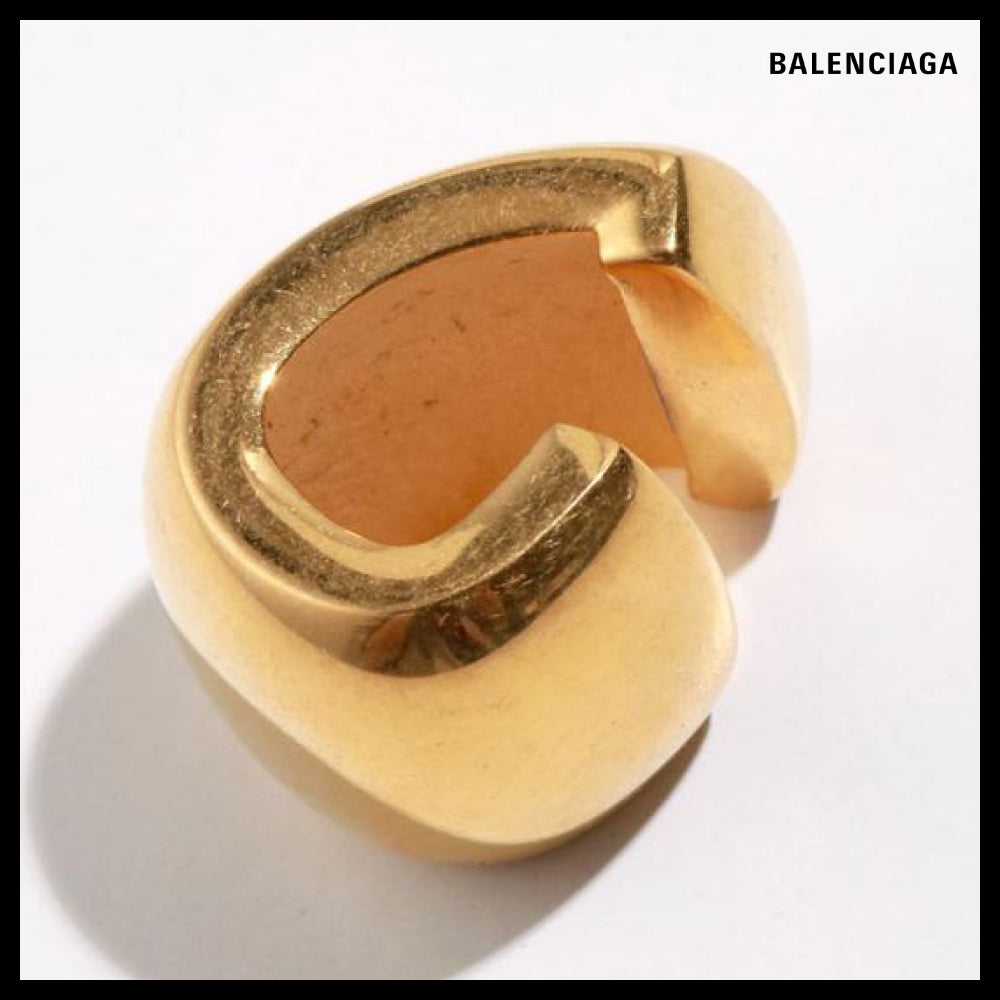 ★BALENCIAGAアウトレット セール ★Plated Ear Cuff Gold