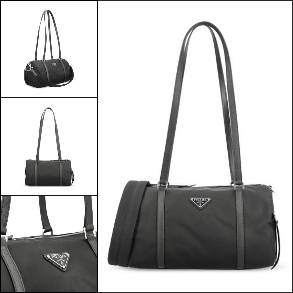 【PRADA】Black tote bag