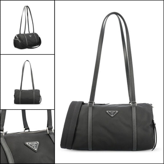 【PRADA】Black tote bag