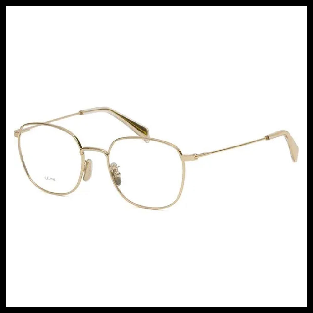 【CELINE】Lightweight Square Metal Frame Eyeglasses Daily