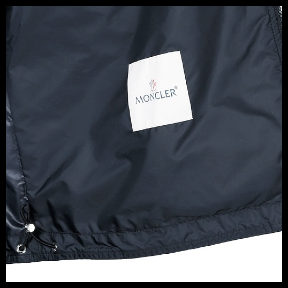 【MONCLER】 Mens Eitache Hood Wind Jacket Navy