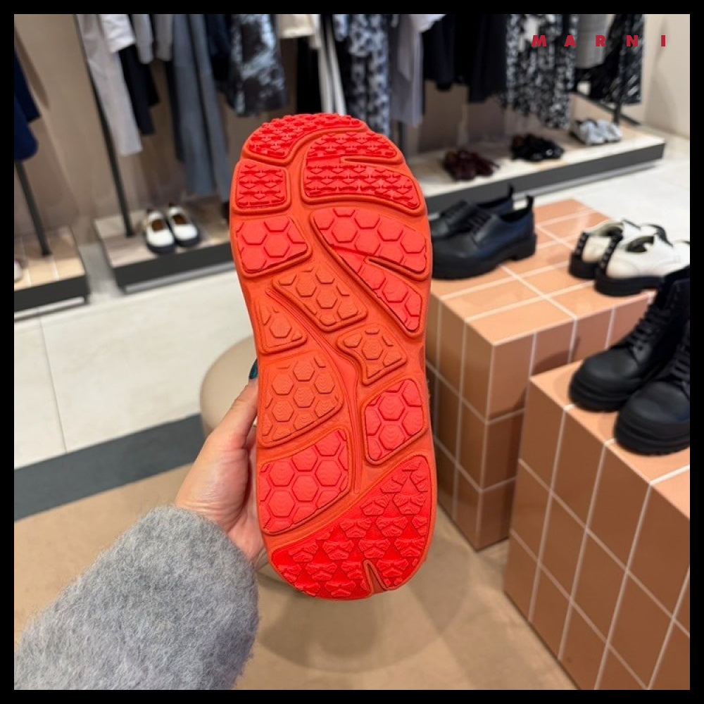 【Marni】X HOKA B3LS Lace-Up Sneakers Poinciana