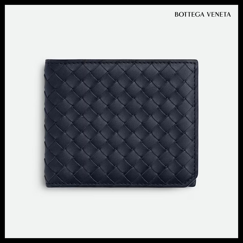 【BOTTEGA VENETA】Intrecciato Piccolo Fold Wallet 5 Colors