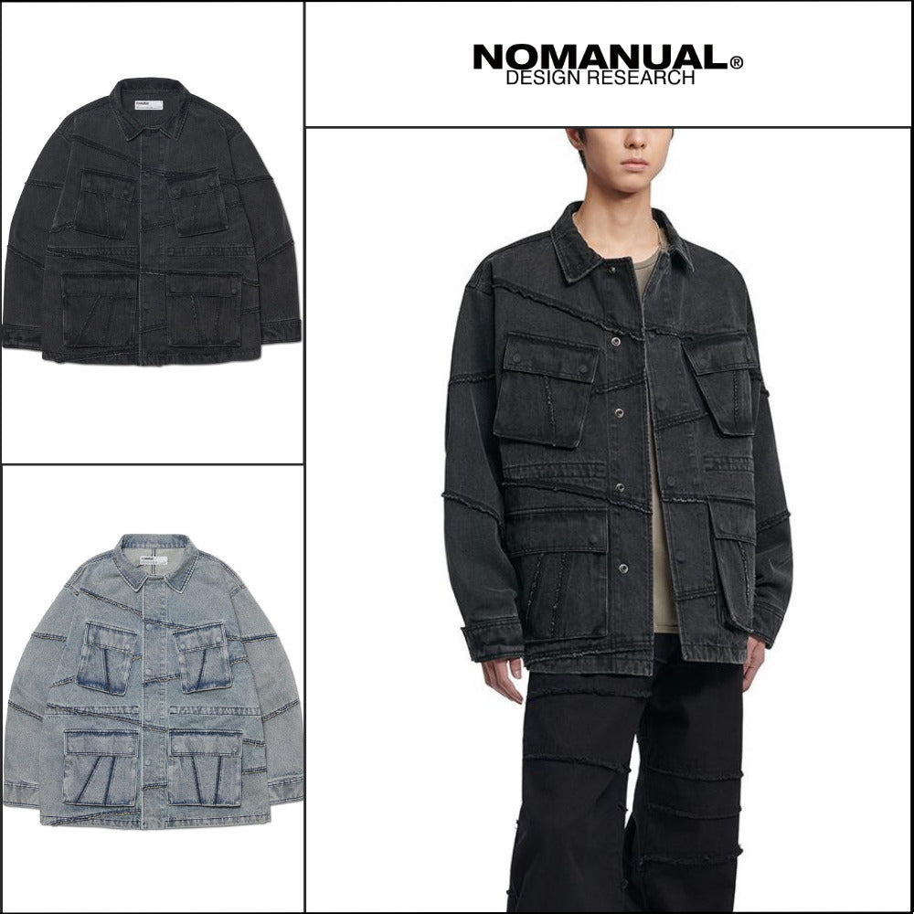 【NOMANUAL】R.C Denim BDU Jacket 2 Colors