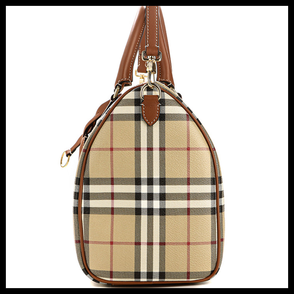 【Burberry】Women’s Bowling Tote Bag bowling tote