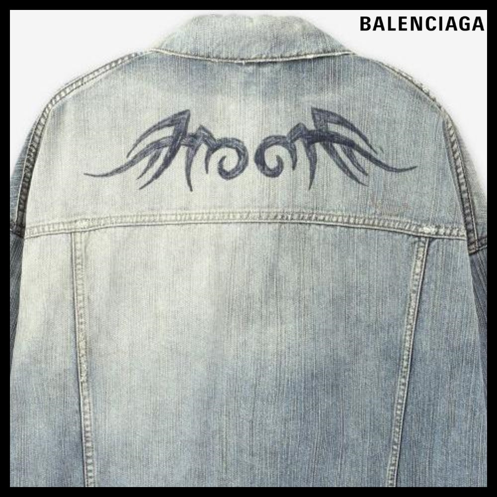 【BALENCIAGA】Oversized Jacket Stain