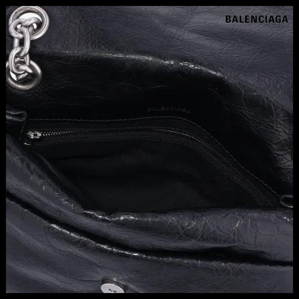 【BALENCIAGA】Monaco Mini Tote Bag Black
