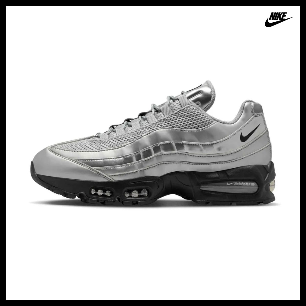 【NIKE】Air Max 95 Big Bubble M Metallic Silver Black