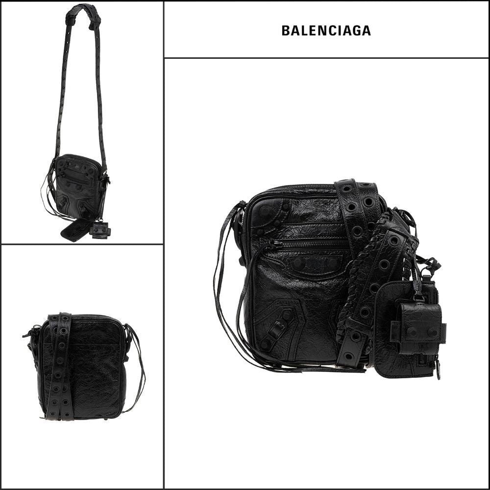 【BALENCIAGA】Le Cagole Crossbody Bag Black