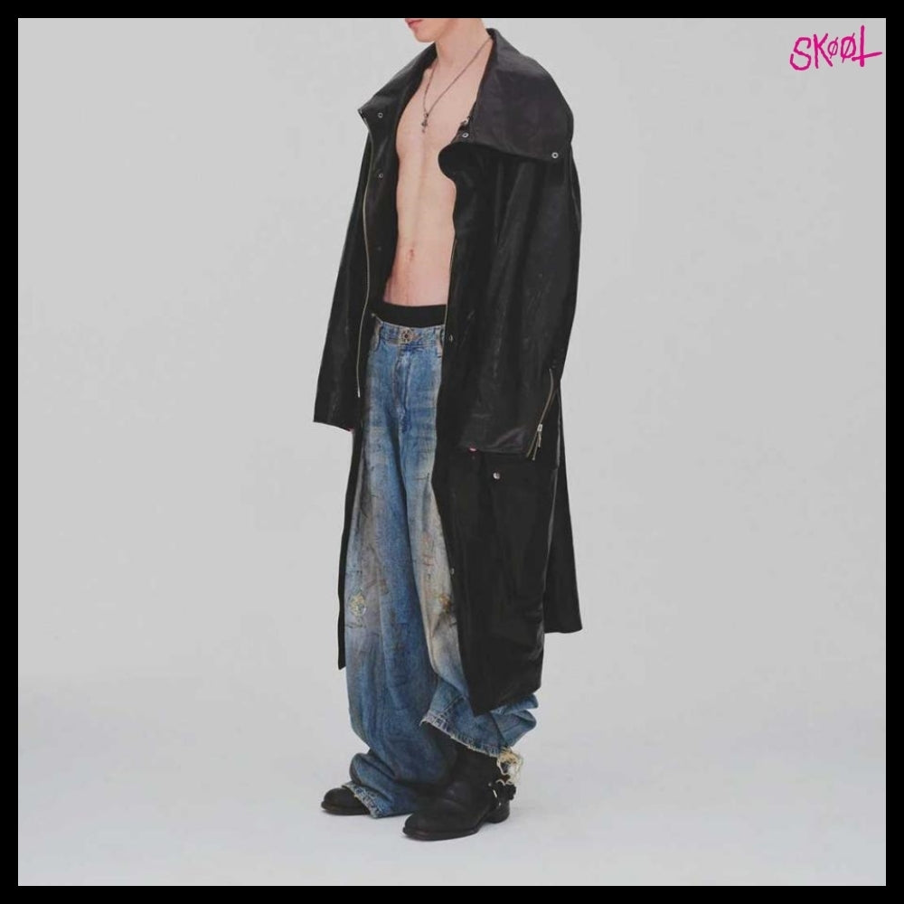 【SKOOT】ディファイアントロングレザージャケット 3カラー
