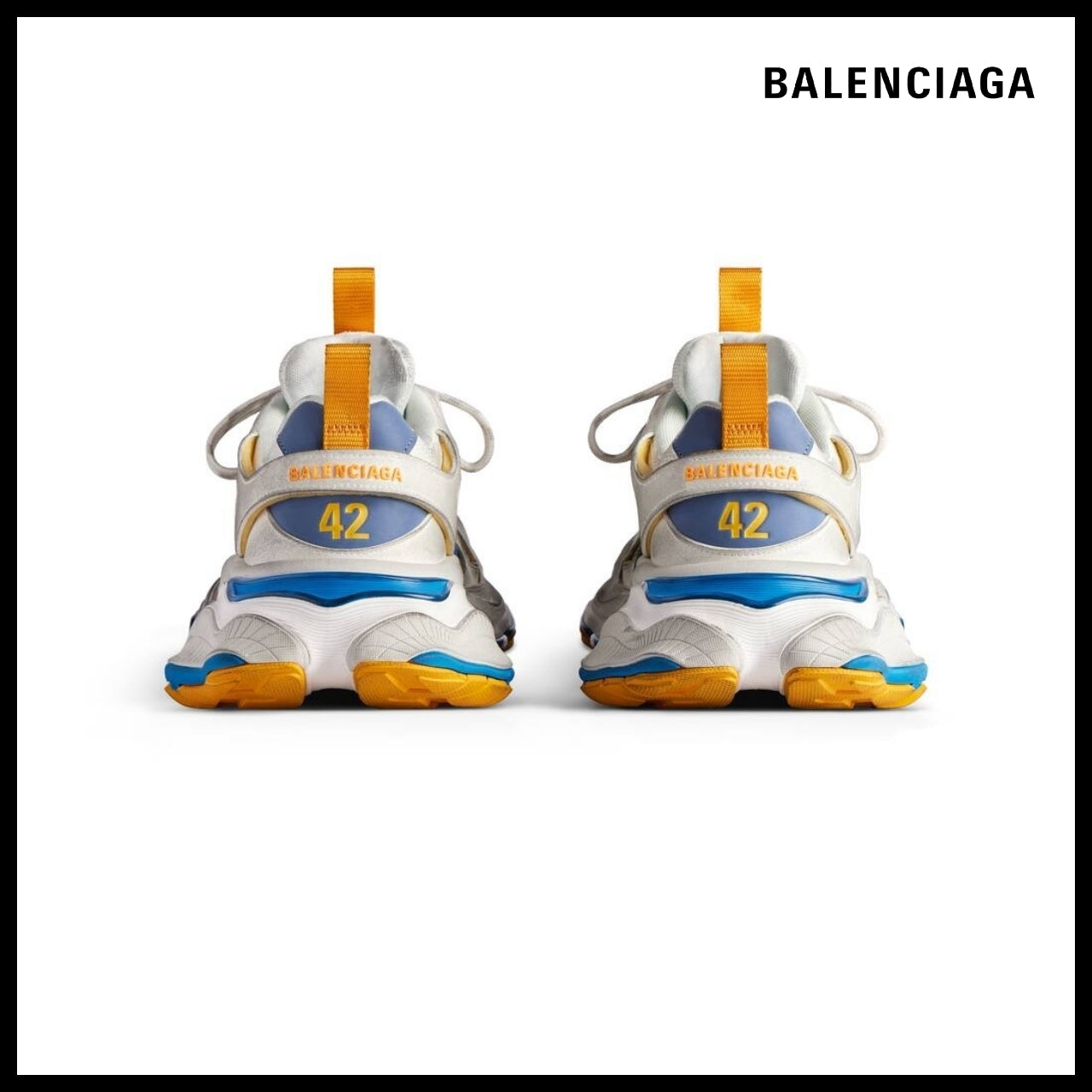 【BALENCIAGA】Cargo Reduced Suede Mesh Sneaker